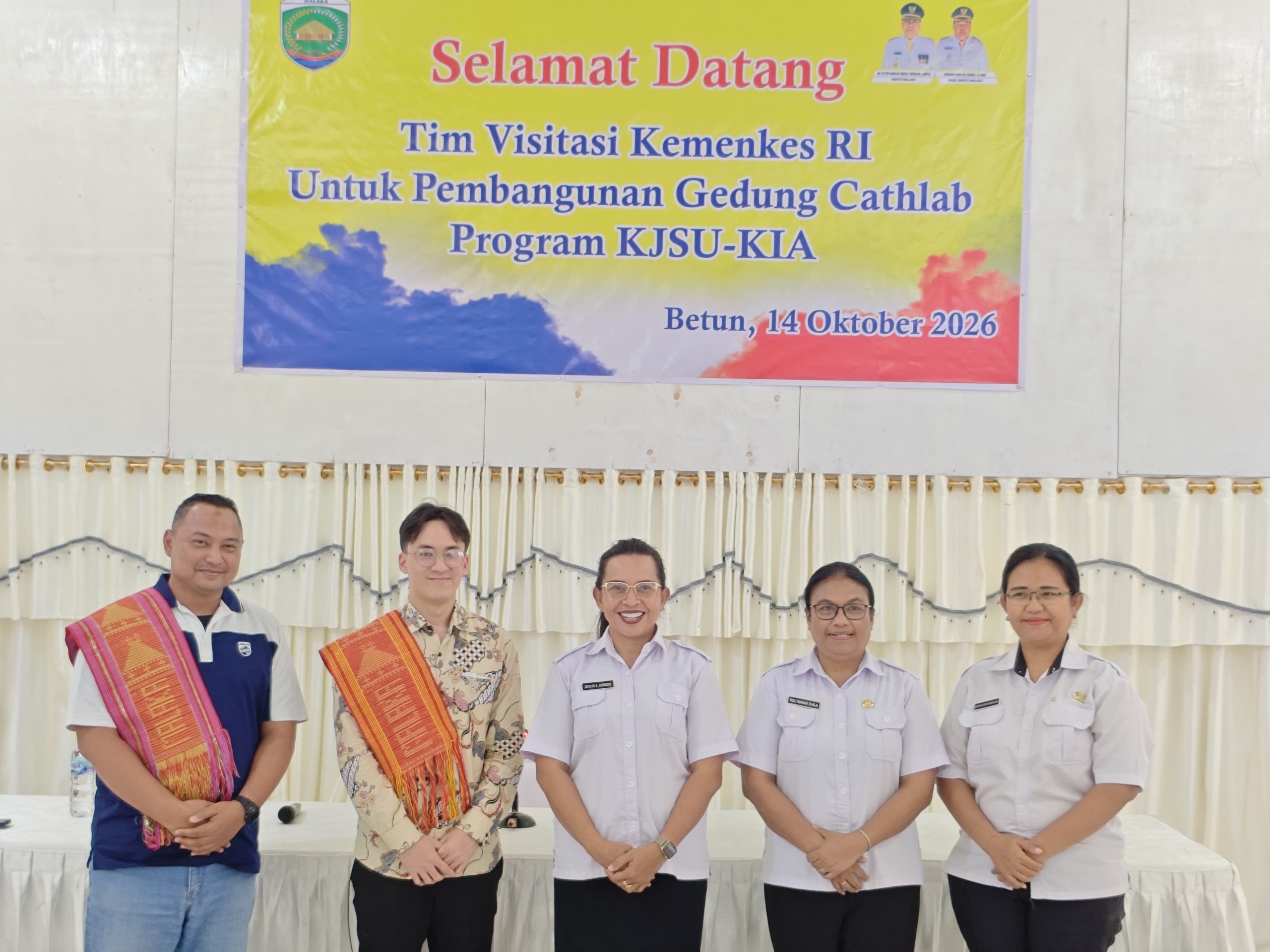 Visitasi Kemenkes RI ke RSUPP Betun, Tinjau Rencana Pengembangan Fasilitas Cathlab