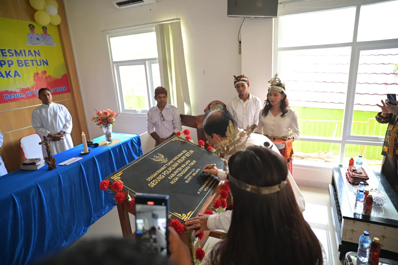 Peresmian Gedung Poliklinik Baru RSUPP Betun Oleh Bupati Malaka dr. Stefanus Bria Seran, MPH